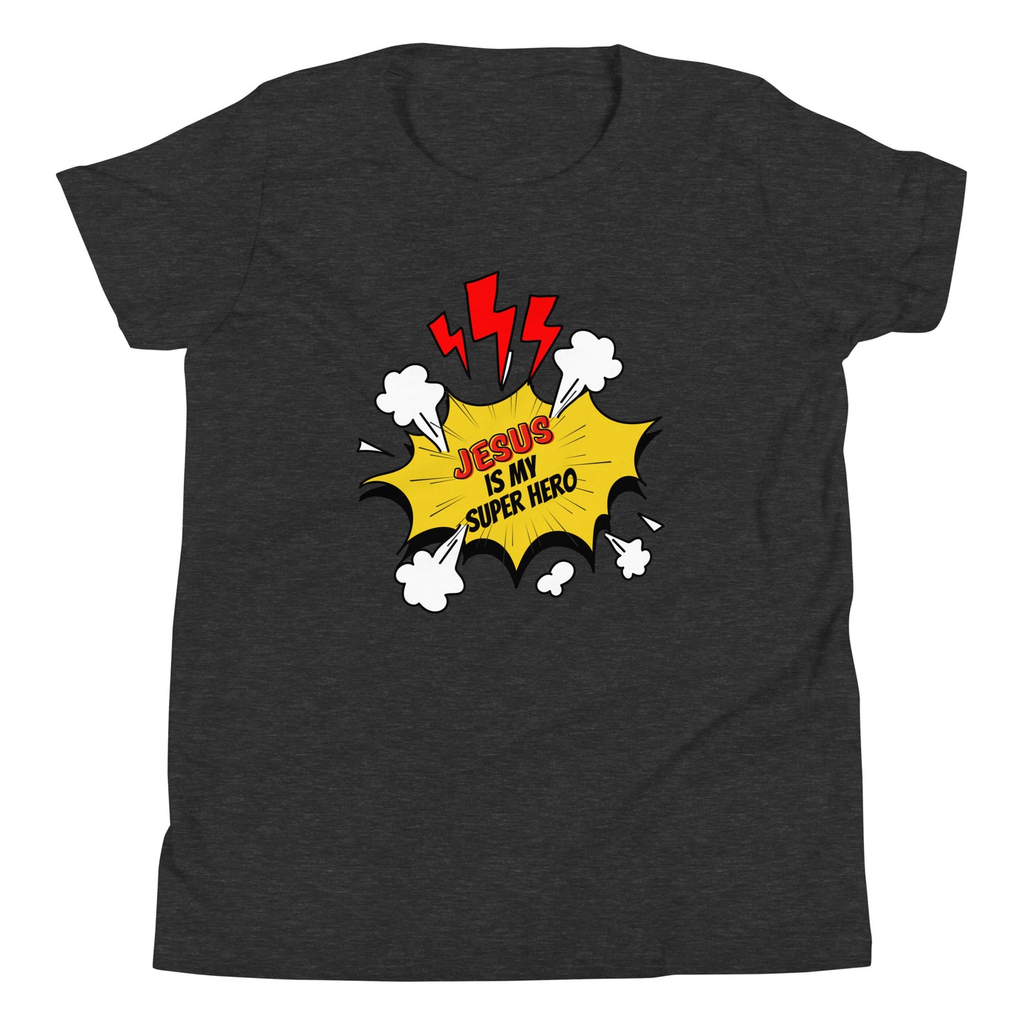 Jesus Super Hero Youth Short Sleeve T-Shirt