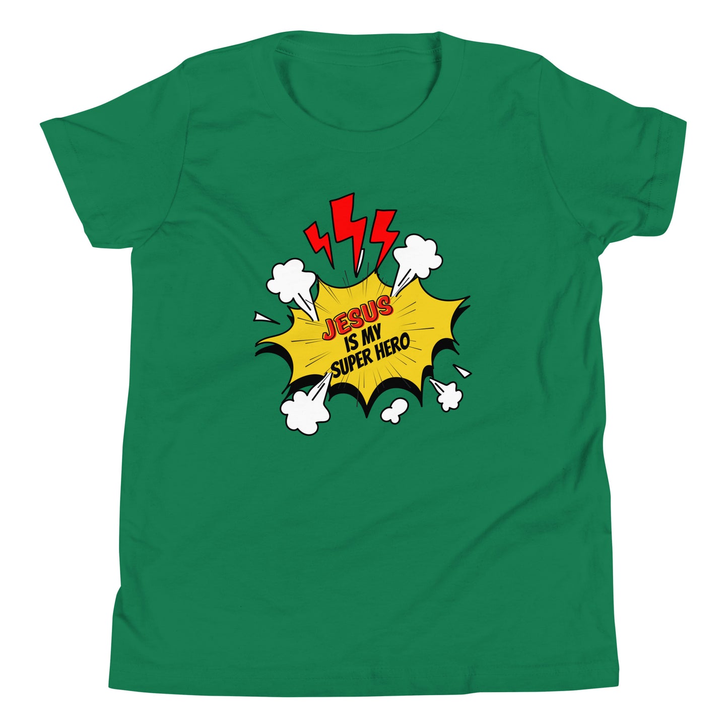 Jesus Super Hero Youth Short Sleeve T-Shirt