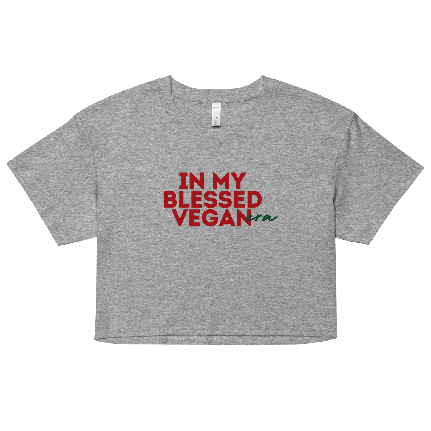 Blessed Vegan Era Crop Shirt