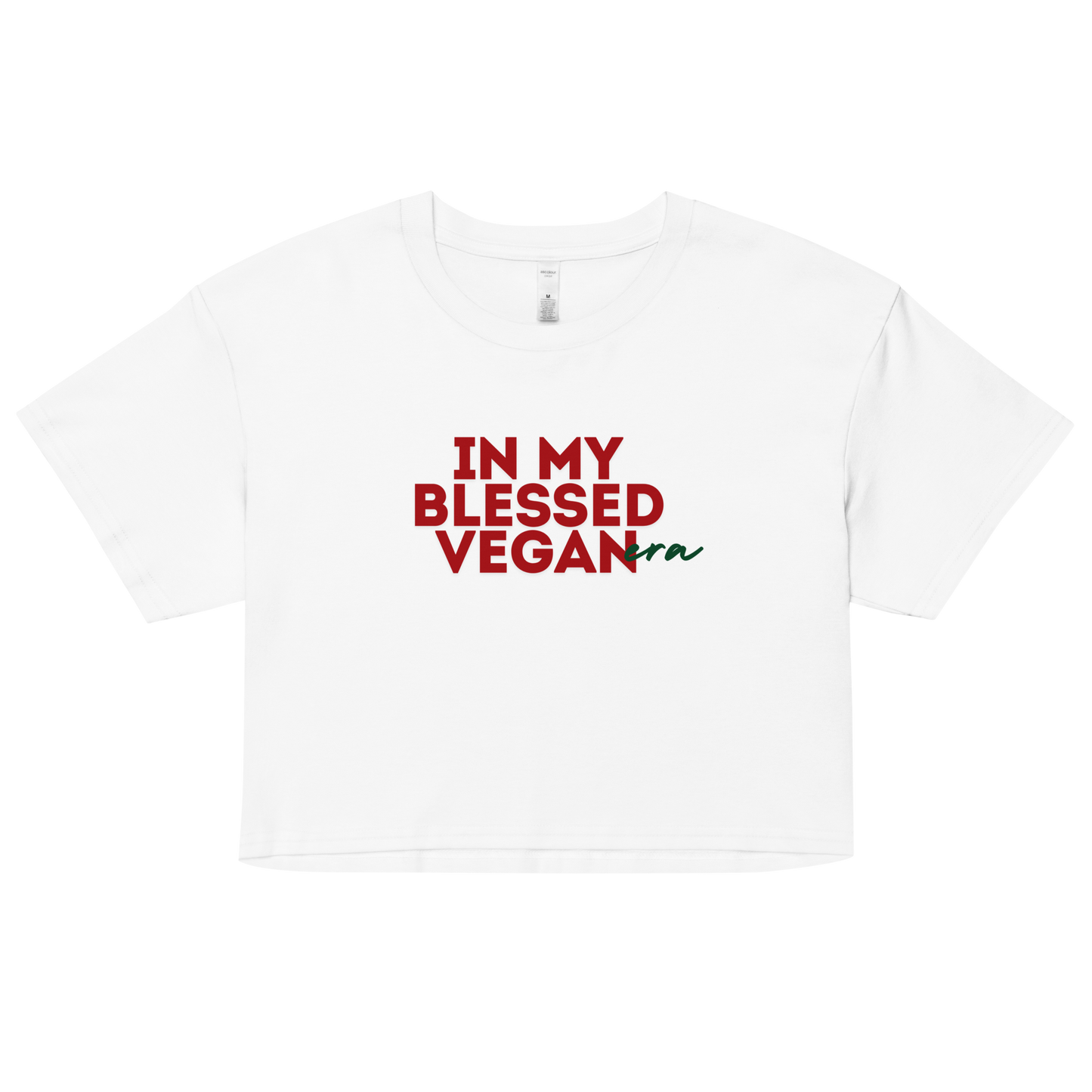 Blessed Vegan Era Crop Shirt